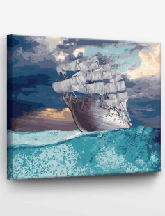 Tapyba pagal skaičius Per audrą 40x50 cm