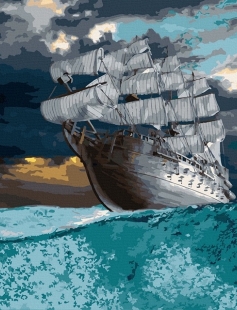 Tapyba pagal skaičius Per audrą 40x50 cm