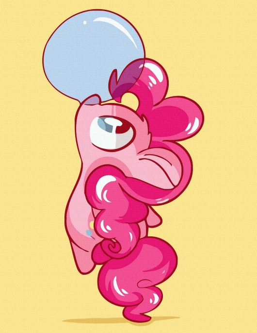 Tapyba pagal skaičius Pinkie tortas 40x50 cm