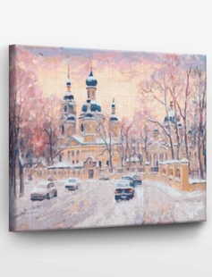 Tapyba pagal skaičius Trejybės bažnyčia 40x50 cm