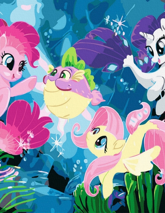 Tapyba pagal skaičius Mano mažasis ponis 40x50 cm