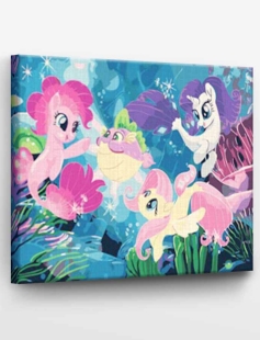 Tapyba pagal skaičius Mano mažasis ponis 40x50 cm