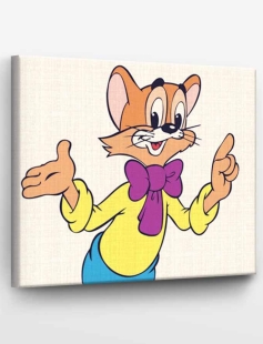 Tapyba pagal skaičius Katinas Leopoldas 40x50 cm