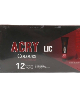 Akriliniai dažai Giorgione12 spalvų po 12ml