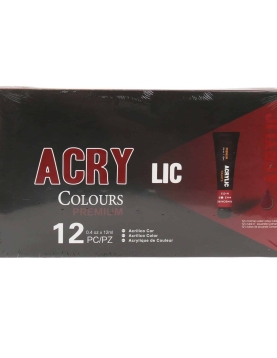 Akriliniai dažai Giorgione12 spalvų po 12ml
