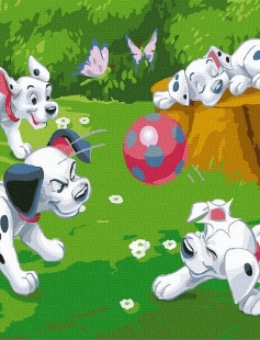 Tapyba pagal skaičius Žaidimas 30x40 cm