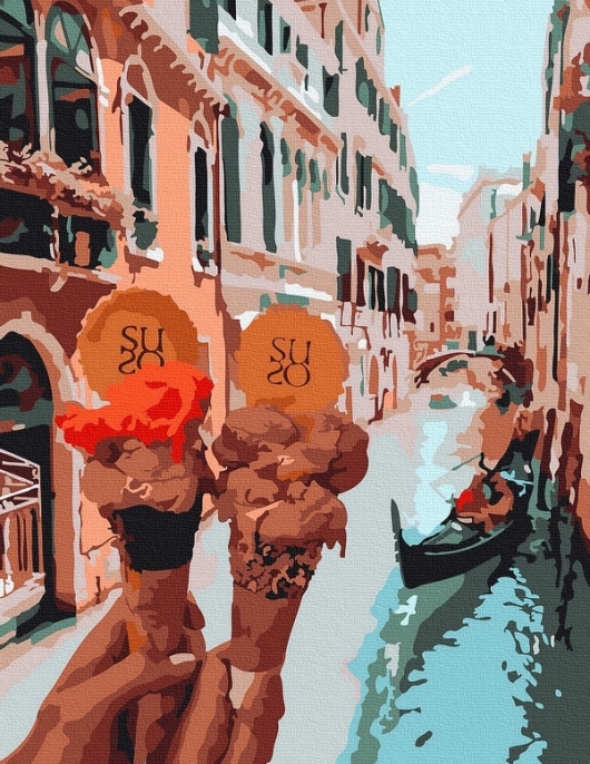 Tapyba pagal skaičius Gardi Venecija 30x40 cm