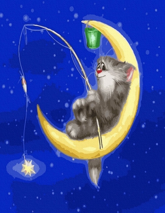 Tapyba pagal skaičius Pagausiu žvaigždę 40x50 cm