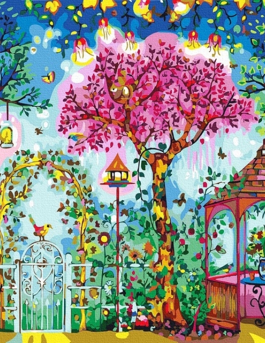 Tapyba pagal skaičius Spalvingas parkas 40x50 cm