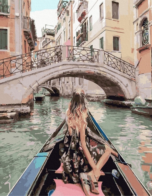 Tapyba pagal skaičius Venecijoje 40x50 cm