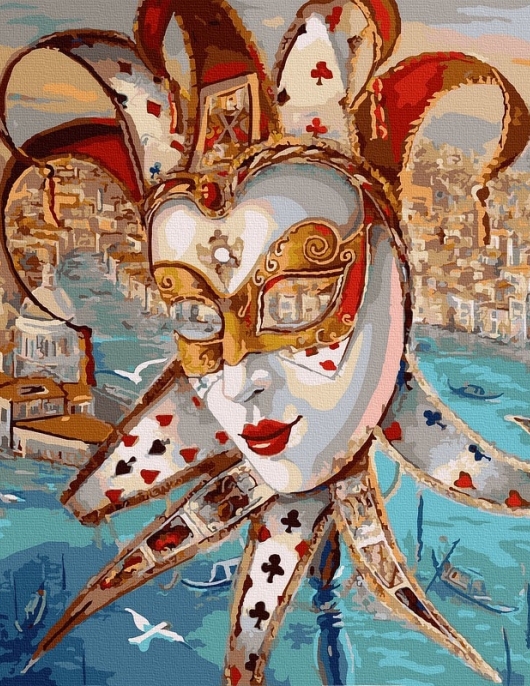 Tapyba pagal skaičius Simboliška 40x50 cm