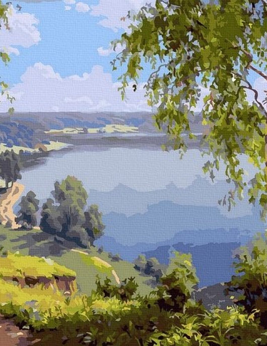 Tapyba pagal skaičius Lake View 40x50 cm