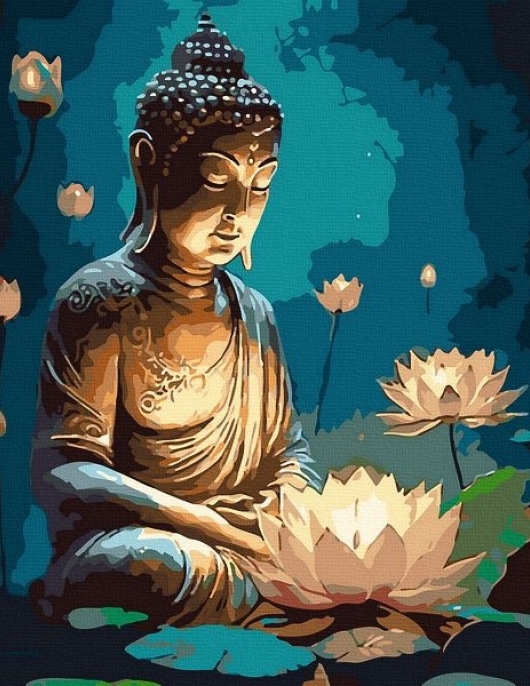 Tapyba pagal skaičius Ramus Buda 40x50 cm