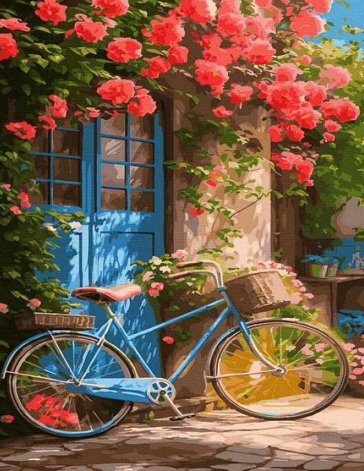 Tapyba pagal skaičius Žavingas sodas 40x50 cm Tapyba pagal skaičius Žavingas sodas 40x50 cm