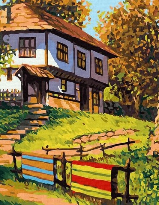 Tapyba pagal skaičius Šalies rekolekcijos 40x50 cm