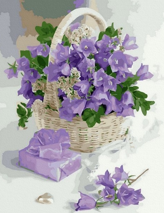 Tapyba pagal skaičius Violetinė romantika 40x50 cm