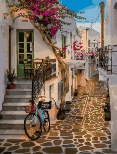 Tapyba pagal skaičius Kikladų takas 40x50 cm