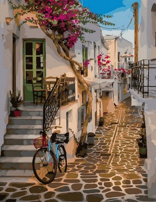 Tapyba pagal skaičius Kikladų takas 40x50 cm