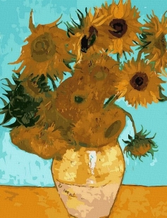 Tapyba pagal skaičius Saulėgrąžų svajonės 40x50 cm