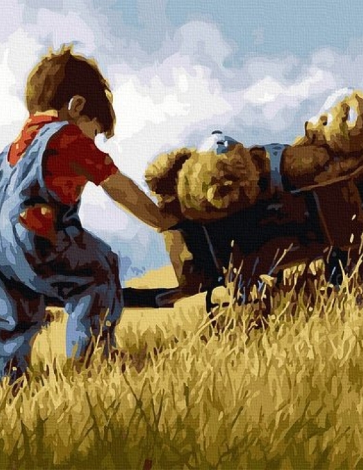 Tapyba pagal skaičius Vaikystės prisiminimai 40x50 cm