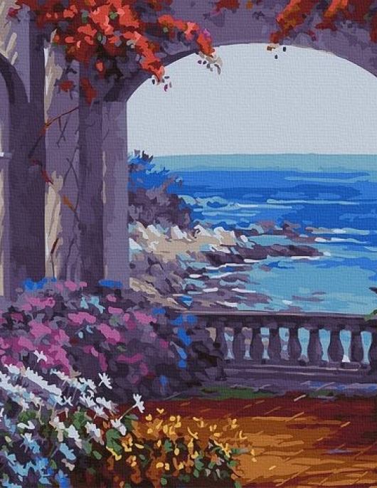 Tapyba pagal skaičius Arkos sodas 40x50 cm