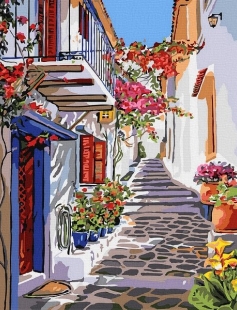 Tapyba pagal skaičius Graikijos alėja 40x50 cm
