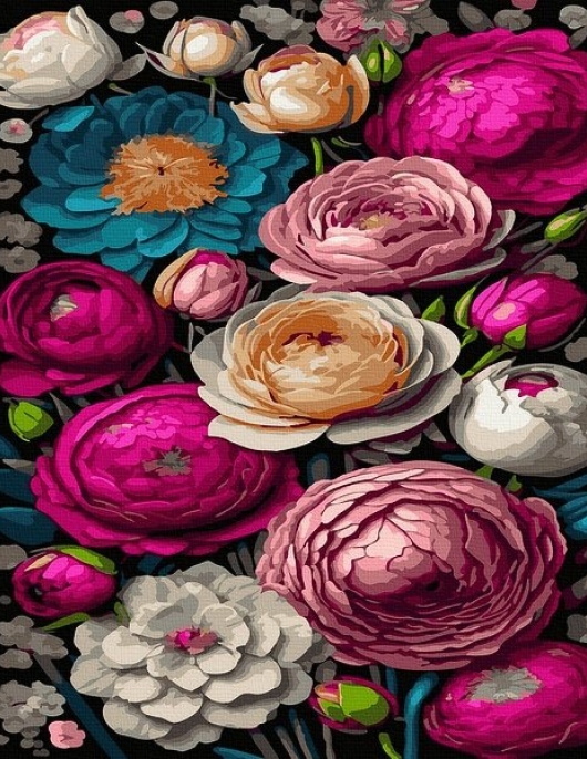 Tapyba pagal skaičius Vešlus sodas 40x50 cm