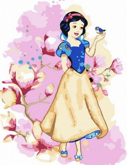 Tapyba pagal skaičius Snieguolė 20x30 cm