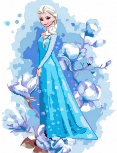 Tapyba pagal skaičius Elsa 20x30 cm