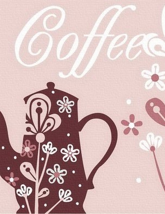 Tapyba pagal skaičius Arbatos ir kavos laikas 50x50x3 cm