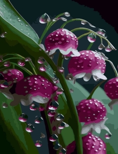 Tapyba pagal skaičius Rasotos miško uogos 40x50 cm